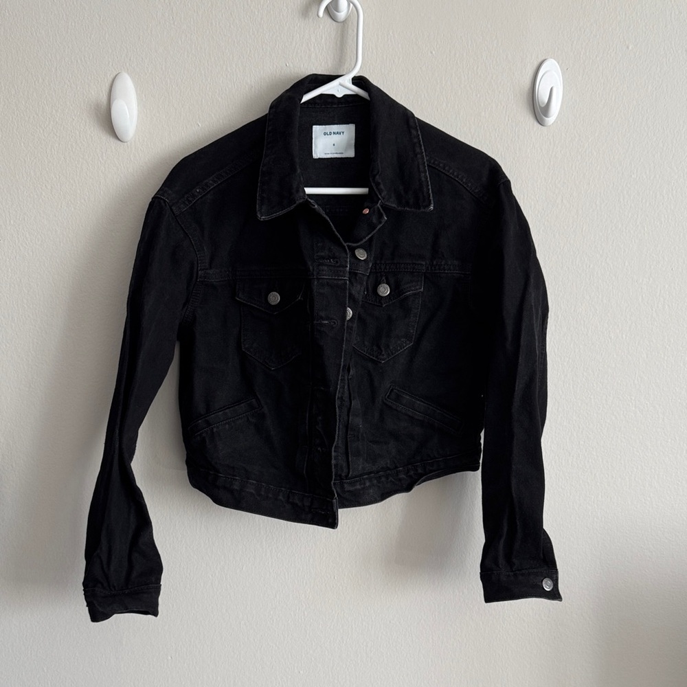 Old Navy Black Jean Jacket